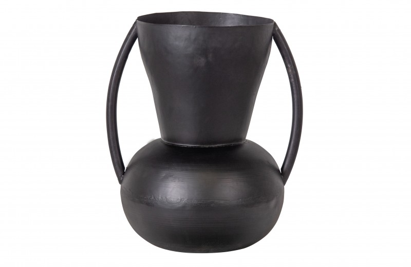METAL VASE SEP BLACK METAL VASE SEP BLACK